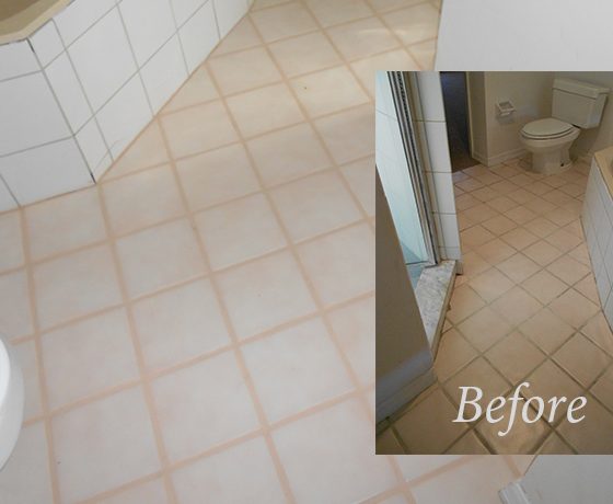 Tile Cleaning and Grout Color Sealing